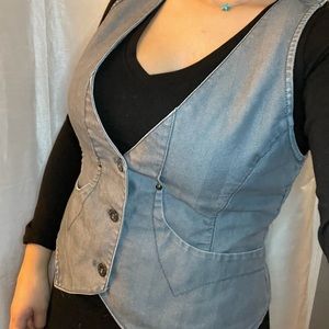 Gray vest